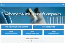 Tablet Screenshot of nimir.com.pk